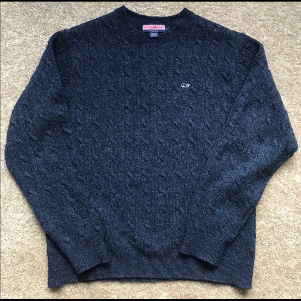 Navy Wool Sweater